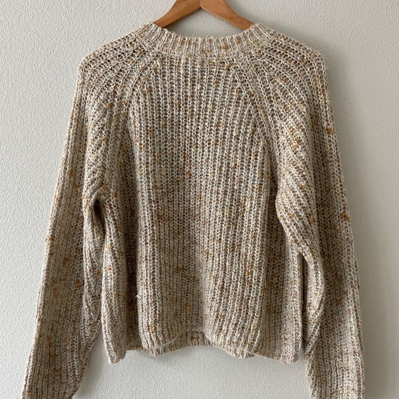 SOPHIE RUE Greyson Marled Crew Neck Pullover SIZE M - Picture 7 of 8